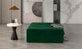 Taburet ELTAP, Kelim, 83x83x42 cm, lemn/poliester, verde inchis