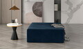 Taburet ELTAP, Kelim, 83x83x42 cm, lemn/poliester, albastru inchis
