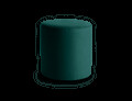 Taburet ELTAP, Linsy, 40x43 cm, lemn/poliester, verde inchis
