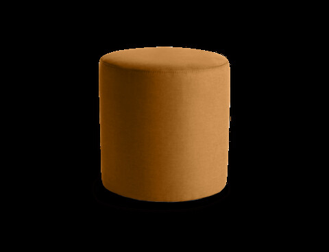 Taburet ELTAP, Linsy, 40x43 cm, lemn/poliester, mustar
