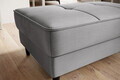 Taburet cu spatiu pentru depozitare ELTAP, BEL-03NU, Bellis, 97x62x42 cm, lemn/poliester, gri deschis