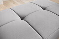 Taburet cu spatiu pentru depozitare ELTAP, BEL-03NU, Bellis, 97x62x42 cm, lemn/poliester, gri deschis