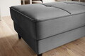 Taburet cu spatiu pentru depozitare ELTAP, BEL-04NU, Bellis, 97x62x42 cm, lemn/poliester, gri deschis