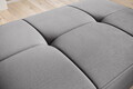 Taburet cu spatiu pentru depozitare ELTAP, BEL-04NU, Bellis, 97x62x42 cm, lemn/poliester, gri deschis