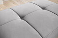 Taburet cu spatiu pentru depozitare ELTAP, BEL-04SO, Bellis, 97x62x42 cm, lemn/poliester, gri deschis