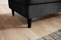 Taburet cu spatiu pentru depozitare ELTAP, BEL-06LO, Bellis, 97x62x42 cm, lemn/poliester, gri inchis
