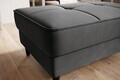 Taburet cu spatiu pentru depozitare ELTAP, BEL-06SO, Bellis, 97x62x42 cm, lemn/poliester, gri inchis