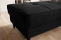 Taburet cu spatiu pentru depozitare ELTAP, BEL-10FL, Bellis, 97x62x42 cm, lemn/poliester, negru
