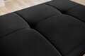 Taburet cu spatiu pentru depozitare ELTAP, BEL-10LO, Bellis, 97x62x42 cm, lemn/poliester, negru