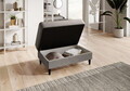 Taburet cu spatiu pentru depozitare ELTAP, BEL-18SO, Bellis, 97x62x42 cm, lemn/poliester, bej
