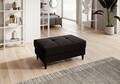 Taburet cu spatiu pentru depozitare ELTAP, BEL-22FL, Bellis, 97x62x42 cm, lemn/poliester, maro inchis