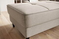 Taburet cu spatiu pentru depozitare ELTAP, BEL-22IN, Bellis, 97x62x42 cm, lemn/poliester, bej deschis