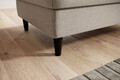 Taburet cu spatiu pentru depozitare ELTAP, BEL-22IN, Bellis, 97x62x42 cm, lemn/poliester, bej deschis