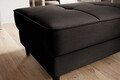 Taburet cu spatiu pentru depozitare ELTAP, BEL-22NU, Bellis, 97x62x42 cm, lemn/poliester, maro inchis