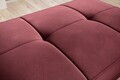 Taburet cu spatiu pentru depozitare ELTAP, BEL-25LO, Bellis, 97x62x42 cm, lemn/poliester, rosu