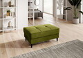 Taburet cu spatiu pentru depozitare ELTAP, BEL-33LO, Bellis, 97x62x42 cm, lemn/poliester, verde olive