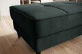 Taburet cu spatiu pentru depozitare ELTAP, BEL-35LO, Bellis, 97x62x42 cm, lemn/poliester, verde inchis