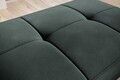 Taburet cu spatiu pentru depozitare ELTAP, BEL-35LO, Bellis, 97x62x42 cm, lemn/poliester, verde inchis