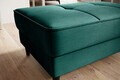 Taburet cu spatiu pentru depozitare ELTAP, BEL-35NU, Bellis, 97x62x42 cm, lemn/poliester, verde