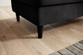 Taburet cu spatiu pentru depozitare ELTAP, BEL-97RIV, Bellis, 97x62x42 cm, lemn/poliester, gri inchis