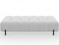 Taburet ELTAP, Ferivo, 137x68x37 cm, lemn/tesatura boucle, alb
