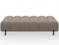 Taburet ELTAP, Ferivo, 137x68x37 cm, lemn/plush din poliester, bej inchis