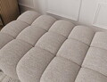 Taburet ELTAP, Ferivo, 137x68x37 cm, lemn/tesatura boucle, bej