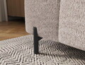 Taburet ELTAP, Ferivo, 137x68x37 cm, lemn/tesatura boucle, bej