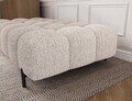 Taburet ELTAP, Ferivo, 137x68x37 cm, lemn/tesatura boucle, bej