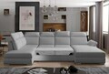 Coltar extensibil dreapta 5 locuri ELTAP, Evl-22, Evanell, 336x211x102 cm, lemn/poliester, gri