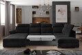 Coltar extensibil stanga 5 locuri ELTAP, Evl-49, Evanell, 336x211x102 cm, lemn/poliester, gri inchis