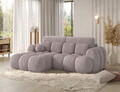 Coltar extensibil stanga 4 locuri ELTAP, Covelion, 260x167x105 cm, lemn/catifea din poliester, gri