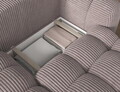 Coltar extensibil stanga 4 locuri ELTAP, Covelion, 260x167x105 cm, lemn/catifea din poliester, gri