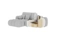 Coltar extensibil stanga 4 locuri ELTAP, Covelion, 260x167x105 cm, lemn/catifea din poliester, gri