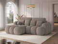Coltar extensibil stanga 4 locuri ELTAP, Covelion, 260x167x105 cm, lemn/tesatura boucle, maro