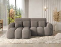 Coltar extensibil stanga 4 locuri ELTAP, Covelion, 260x167x105 cm, lemn/tesatura boucle, maro