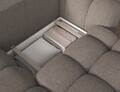 Coltar extensibil stanga 4 locuri ELTAP, Covelion, 260x167x105 cm, lemn/tesatura boucle, maro