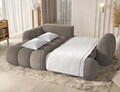 Coltar extensibil stanga 4 locuri ELTAP, Covelion, 260x167x105 cm, lemn/tesatura boucle, maro
