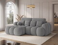 Coltar extensibil stanga 4 locuri ELTAP, Covelion, 260x167x105 cm, lemn/tesatura boucle, gri inchis