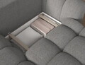 Coltar extensibil stanga 4 locuri ELTAP, Covelion, 260x167x105 cm, lemn/tesatura boucle, gri inchis