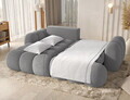 Coltar extensibil stanga 4 locuri ELTAP, Covelion, 260x167x105 cm, lemn/tesatura boucle, gri inchis