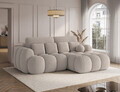Coltar extensibil dreapta 4 locuri ELTAP, Covelion, 260x167x105 cm, lemn/tesatura boucle, bej inchis