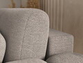 Coltar extensibil dreapta 4 locuri ELTAP, Covelion, 260x167x105 cm, lemn/tesatura boucle, bej inchis