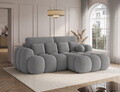 Coltar extensibil dreapta 4 locuri ELTAP, Covelion, 260x167x105 cm, lemn/tesatura boucle, gri inchis