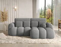 Coltar extensibil dreapta 4 locuri ELTAP, Covelion, 260x167x105 cm, lemn/tesatura boucle, gri inchis