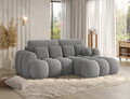 Coltar extensibil dreapta 4 locuri ELTAP, Covelion, 260x167x105 cm, lemn/tesatura boucle, gri inchis