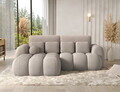 Coltar extensibil stanga 4 locuri ELTAP, Covelion, 260x167x105 cm, lemn/tesatura boucle, bej inchis