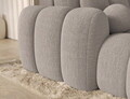 Coltar extensibil stanga 4 locuri ELTAP, Covelion, 260x167x105 cm, lemn/tesatura boucle, bej inchis