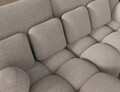 Coltar extensibil stanga 4 locuri ELTAP, Covelion, 260x167x105 cm, lemn/tesatura boucle, bej inchis
