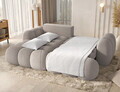 Coltar extensibil stanga 4 locuri ELTAP, Covelion, 260x167x105 cm, lemn/tesatura boucle, bej inchis